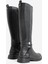 Kadın Taşlı Tokalı Lastikli Günlük Çizme Nayet Siyah 5