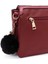 Kadın Bordo Aksesuar Detaylı Çapraz Çanta 25WBD2460FT 9