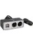 1647 12-24V Çift USB Girişli 100W 70CM Kablolu 2'li Araç Çakmak Çoklayıcı 2