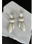 Sallantılı Reçine Oval Küpe 2