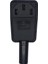 C13 90 Derece Iec 320 C13 Dişi Fiş 15A/250V Tel Adaptör Konnektörü (Yurt Dışından) 1