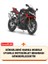 Reflektörlü Gri Dikişli Aprilia Rsv4 Factory Pro Branda Motosiket Brandası Motor Örtüsü Çadır Su Geçirmez Motosiklet Kılıfı Motor Brandası 2