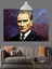 Mustafa Kemal Atatürk Portresi Dekoratif Kanvas - Mdf Ahşap Tablo 1