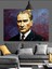 Mustafa Kemal Atatürk Portresi Dekoratif Kanvas - Mdf Ahşap Tablo 5