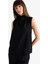 Regular Fit Balıkçı Yaka Krep Kolsuz Bluz F9149AX25WN 3
