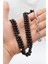 Doğal Garnet Taşlı 99'lük Tesbih Metal Püsküllü 6mm Küre Kesim 902263 3