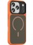 Apple iPhone 17 Pro Max Kılıf Mat Arka Yüzey Wireless Şarj Özellikli Redclick Flet M-Safe Kapak 1