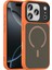 Apple iPhone 17 Pro Max Kılıf Mat Arka Yüzey Wireless Şarj Özellikli Redclick Flet M-Safe Kapak 2