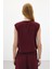Kolsuz Salaş Bluz - Bordo 4