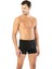 Erkek Penye Boxer Lastikli Renk - Siyah 6&#039;LI Paket Büyük Beden - BCP1.KOITAB10U09BTL-SI-3XL 1