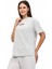 Wl 11BUD BTS-K16 5pr Grı Melanj Kadın Kısa Kol T-Shirt 1