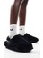 Calm Mule Se Women's Slides Kadın Peluş Soft Kürklü Günlük Sandalet Siyah 3