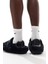 Calm Mule Se Women's Slides Kadın Peluş Soft Kürklü Günlük Sandalet Siyah 4