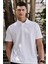 Beyaz Standart Kalıp Basic Polo Yaka Erkek T-Shirt - 87768 6