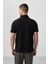Siyah Standart Kalıp Basic Polo Yaka Erkek T-Shirt - 87768 13