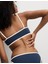 Ribanalı Kontrast Detaylı Bikini Üstü 8