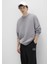 Bisiklet Yaka Gri Sweatshirt 0S10404-70076 2