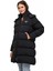 Invıerno Jacket Siyah Kadın Uzun Kaban 1