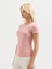 Kadın Regular Fıt Tişört-Pembe 2