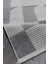 Bukle Soft Twister 0455G Gri-Beyaz Yolluk Salon Antre Koridor Halısı Yumuşak Dokuma Makine Halısı 5