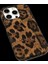 iphone Uyumlu Leopar Desenli Yumuşak Dokulu Telefon Kılıfı 2