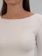 Ever Relaxed Rib Wmn Beyaz Kadın Uzun Kollu Tişört 6