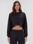 Cool Relax Wmn Antrasit Kadın Crop Sweatshirt 1
