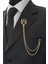 Gold Renk Retro Ejderha ve Kılıç Ceket & Damatlık & Blazer Zincirli Yaka Aksesuarı 3