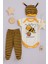 3 Lü Set %100 Pamuk 3-6 / 6-9 / 9-12 Ay Unisex Kız Erkek Arılı Zıbınlı Takım 1
