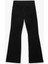 Yüksek Bel Ispanyol Paça Flare Siyah Kadın Pantolon 6WAL40007MW 5