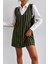 Kadın Çizgili Kadife Cepli Mini Elbise – Şık ve Rahat Tasarım 1