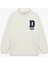 Nakışlı Yarım Fermuarlı Beyaz Erkek Çocuk Sweatshirt 6WKB10152TK 1
