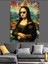 Güneş Gözlüklü Mona Lisa Dekoratif Kanvas - Mdf Ahşap Tablo 4