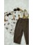 Erkek Bebek Papyon Aksesuarlı Salopet Tulum Pantolon Askılı 2