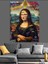 Graffiti Mona Lisa Dekoratif Kanvas - Mdf Ahşap Tablo 1