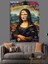 Graffiti Mona Lisa Dekoratif Kanvas - Mdf Ahşap Tablo 3