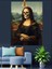 Iskelet Mona Lisa Dekoratif Kanvas - Mdf Ahşap Tablo 2