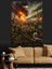 Savaş Alanı Patlama Dekoratif Kanvas - Mdf Ahşap Tablo 1