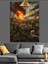Savaş Alanı Patlama Dekoratif Kanvas - Mdf Ahşap Tablo 2