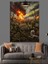 Savaş Alanı Patlama Dekoratif Kanvas - Mdf Ahşap Tablo 4