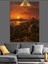Istanbul Gün Batımı Dekoratif Kanvas - Mdf Ahşap Tablo 3