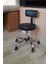 Ofis Laboratuvar Öğrenci Büro Tabure Metal Ayak Tekerlekli Sandalye Sırt Dayama Çalışma Koltuğu 4