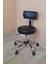 Ofis Laboratuvar Öğrenci Büro Tabure Metal Ayak Tekerlekli Sandalye Sırt Dayama Çalışma Koltuğu 5