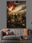 Savaş Alanı Askerler Dekoratif Kanvas - Mdf Ahşap Tablo 3