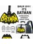 Çanta Bavul Valiz Isimlik Etiketi Renkli Silikon Esnek Mascot ve Uyarı Yazılı ( Batman ) Okul Çantası, Sırt Çantası, Spor Çantası, El Valizi, Bagaj Çanta Aksesuarı ve Charm 1