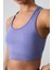 Eflatun Sırt Detaylı Dar Kalıp U Yaka Kadın Spor Büstiyer - 97120 8