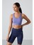 Eflatun Sırt Detaylı Dar Kalıp U Yaka Kadın Spor Büstiyer - 97120 10