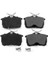 60296A - Arka Fren Balata Honda Accord Euro 1.8l 2.0l F18B F20Z Ch Cg 98-02 / 2.0l 2.4l K20 K24 2.2l Cdti cl 1