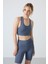 Tommy Life Petrol Kadın Sırt Detaylı Slim Fit U Yaka Spor Büstiyer - 97120 9