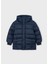 Erkek Çocuk Kapüşonlu Uzun Şişme Dolgulu Mont 4422 Lacivert 1